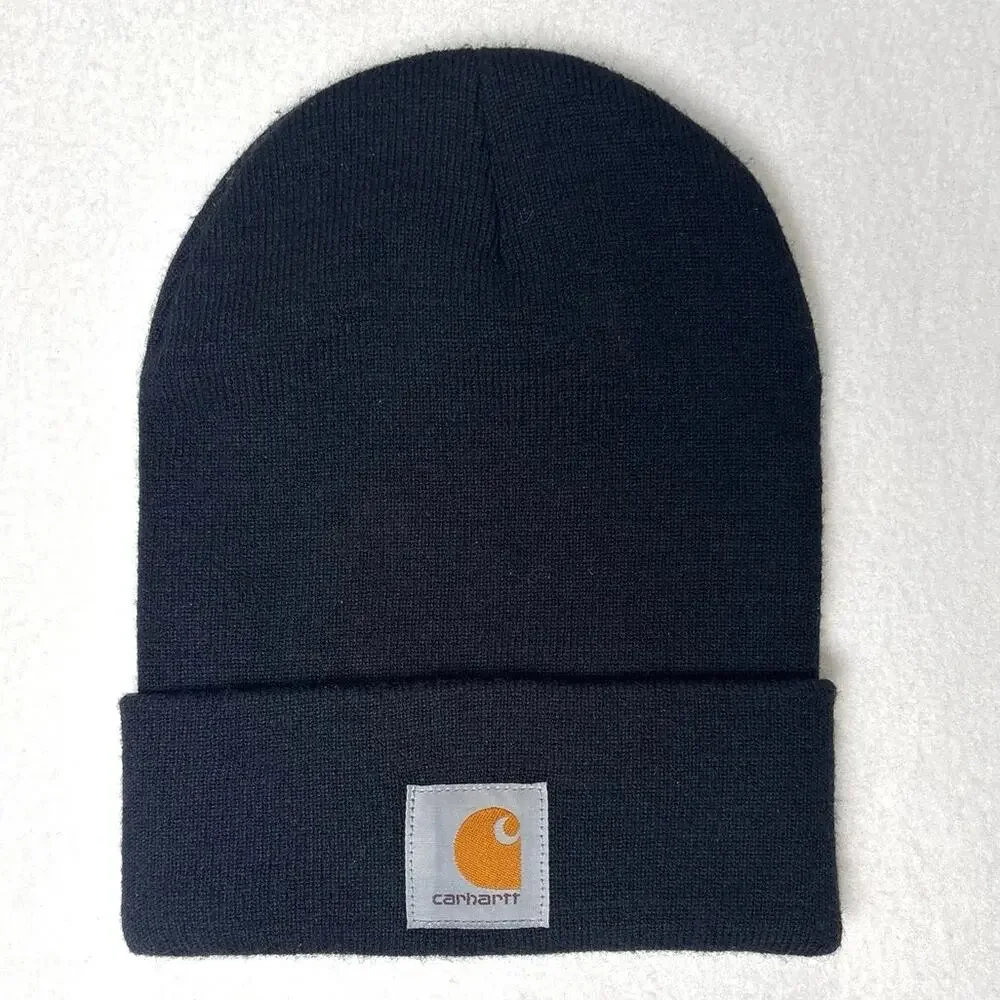 Carhartt Unisex Navy Beanie Obe Size Fits All NWOT